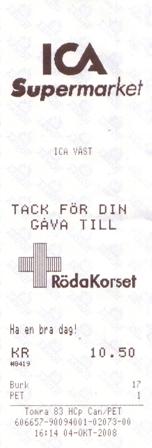 ICA-Quittung